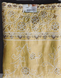 Sunlit Charm: Floral Embroidered Unstitched Suit Set