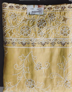 Sunlit Charm: Floral Embroidered Unstitched Suit Set
