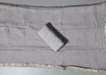 Chic Serene Grey: Handcrafted Unstitched Suit with Subtle Embroidery