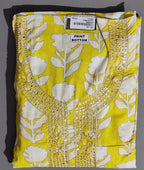 Sunshine Bloom Unstitched Suit - Radiant Comfort & Flair