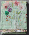 Blossom Dream: Artistic Unstitched Suit with Floral Elegance