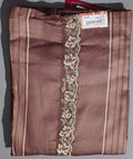Luxurious Floral Bliss Unstitched Suit in Rich Earth Tones