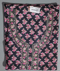 Charismatic Floral Delight: Unstitched Embroidered Elegance