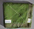 Lush Green Artistry: Handcrafted Unstitched Ensemble",