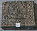 Regal Olive Tapestry Saree with Intricate Gold Threadwork",