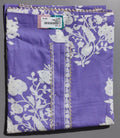 Lilac Blooms Unstitched Suit: Effortless Charm
