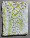 Lime Harmony: Comfort-Enhanced Unstitched Suit Set