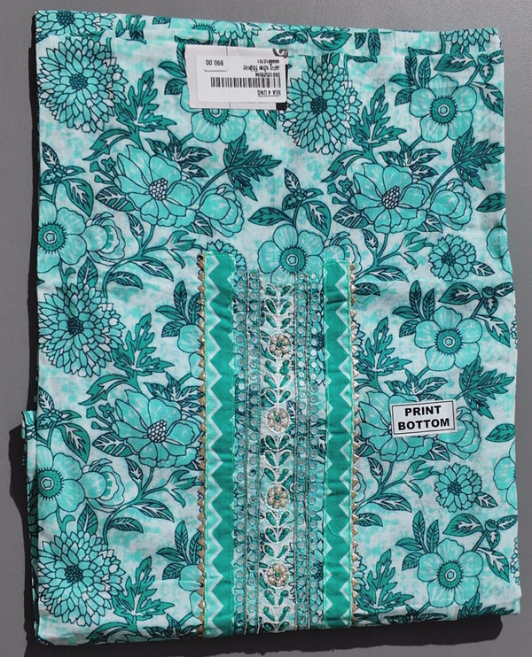 Floral Symphony: Refreshing Unstitched Suit for Every Occasion",