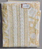 Golden Harmony Unstitched Suit - Embrace Comfort & Style