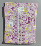 Lilac Blossom Unstitched Suit with Intricate Embroidery