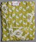 Charming Floral Delight Unstitched Suit in Vibrant Olive