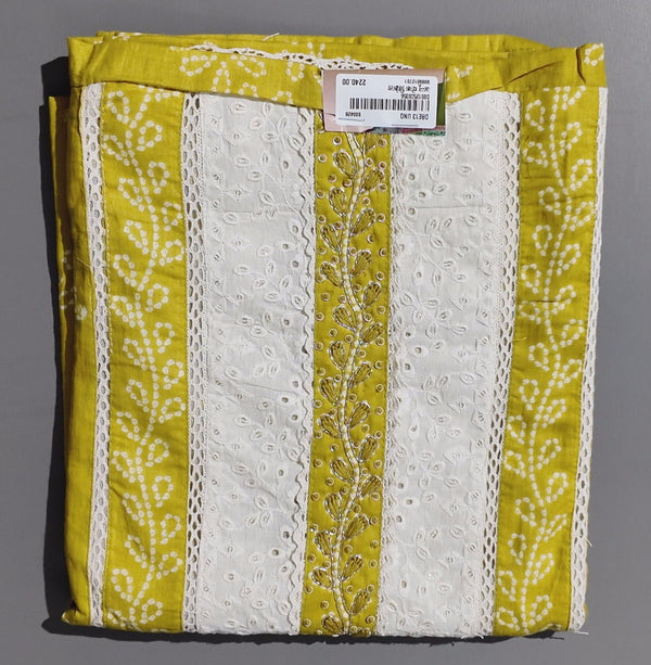 Sunlit Meadow Unstitched Suit: Embrace Comfort in Style",