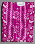 Blossom Symphony: Fuchsia Floral Unstitched Ensemble