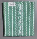 Zigzag Allure: Green Waves Unstitched Suit Set