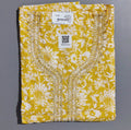 Sunlit Floral Unstitched Suit with Ornate Neck Embroidery