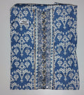Artisanal Indigo Tapestry Unstitched Suit Fabric