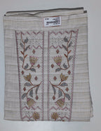 Floral Festive Charm: Unstitched Embroidered Suit