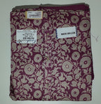 Artisan Crafted Floral Unstitched Suit in Rich Maroon