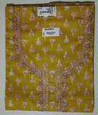 Graceful Blossom Unstitched Suit in Sunlit Mustard