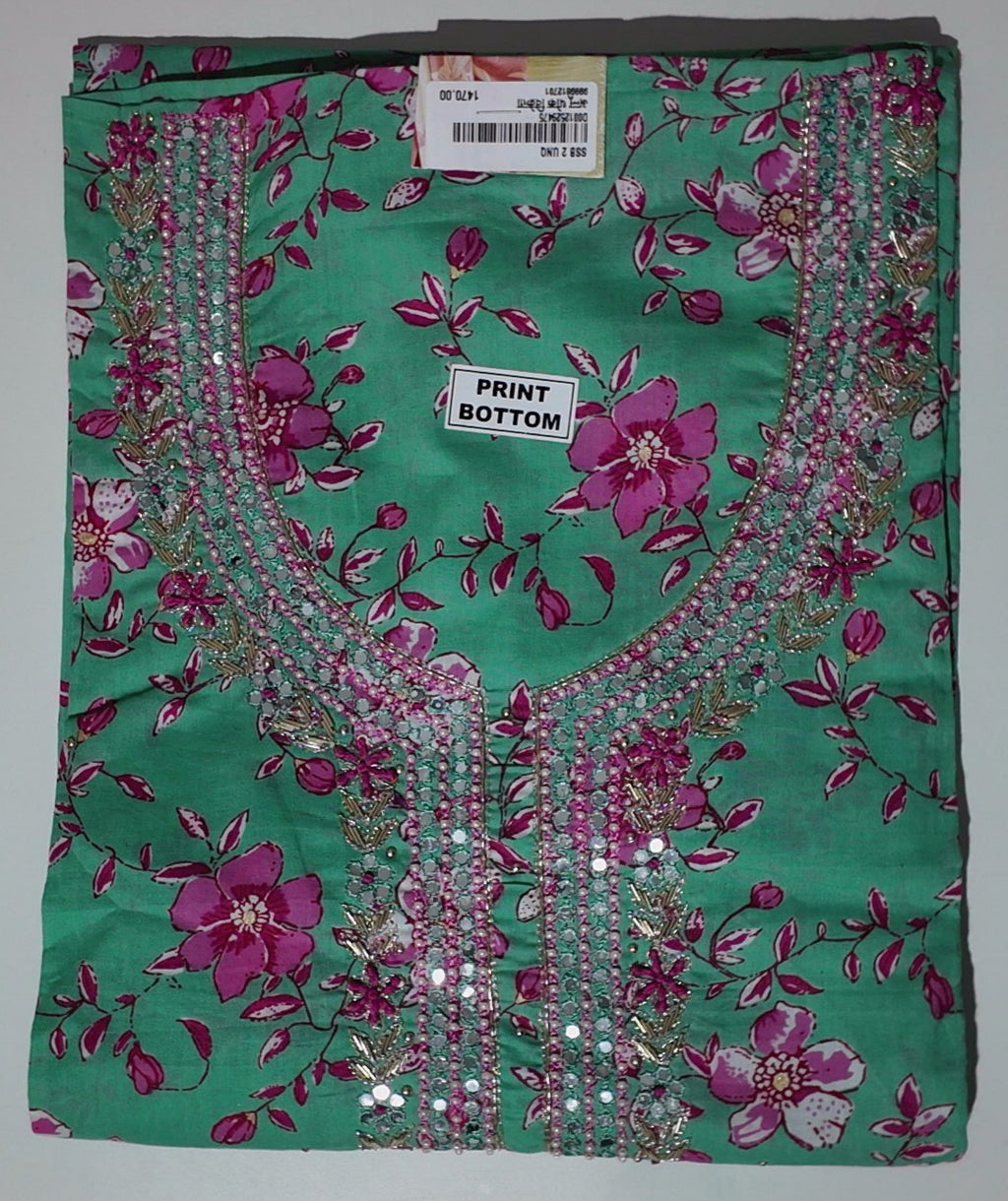 Blossom Breeze: Unstitched Floral Extravaganza Suit