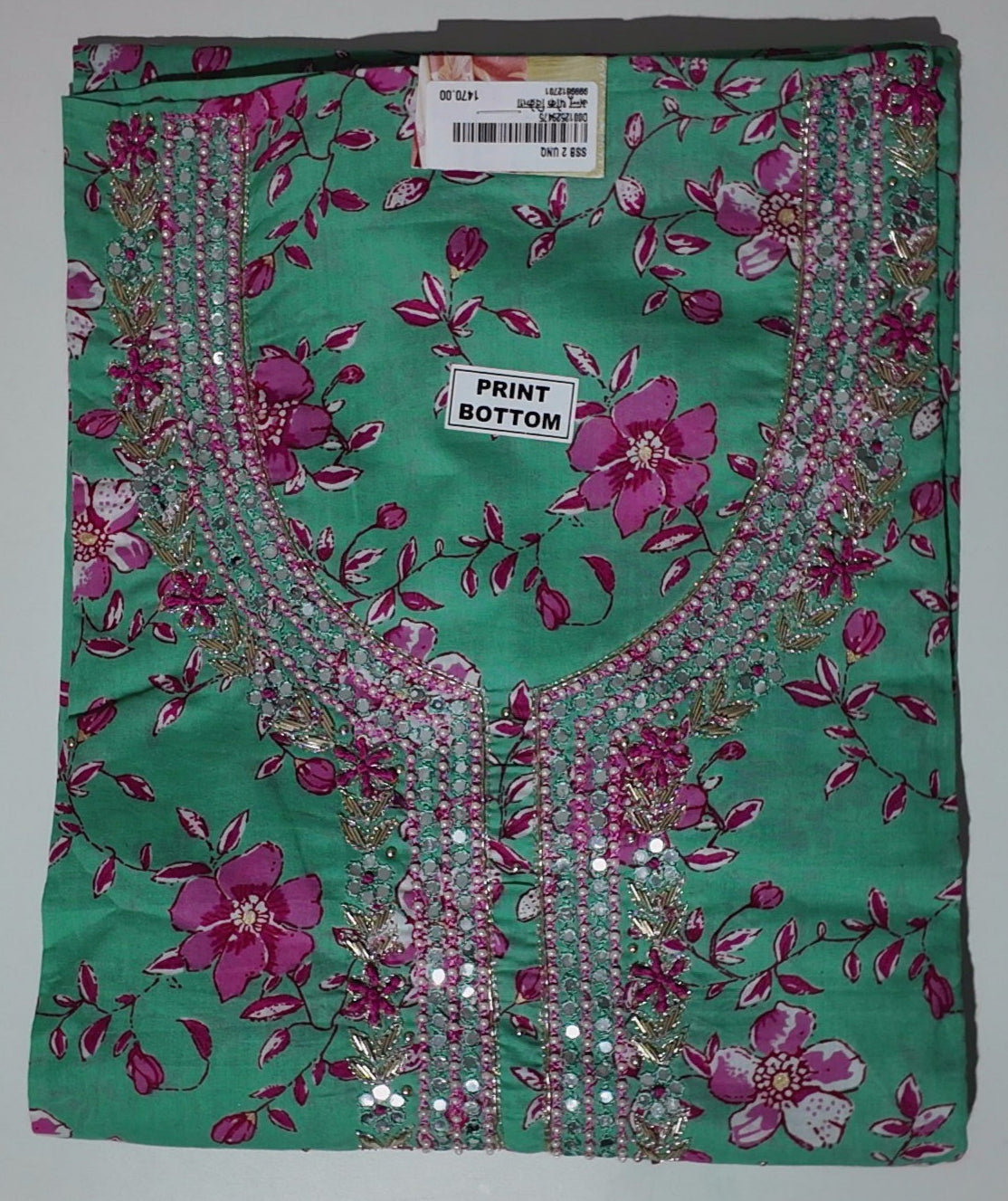 Blossom Breeze: Unstitched Floral Extravaganza Suit