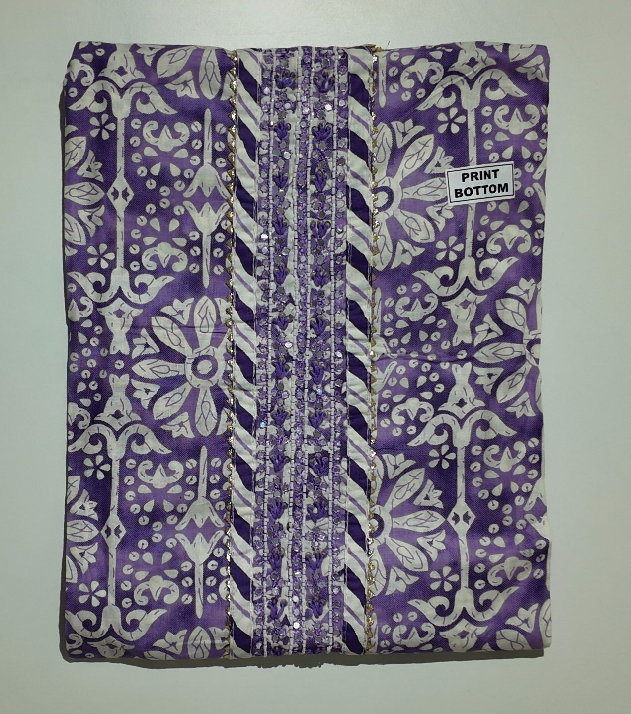 Lavender Bliss: Artisanal Unstitched Suit for Comfort & Style