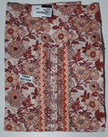 Floral Symphony: Unstitched Suit with Playful Patterns