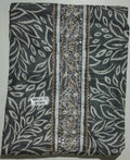Mystical Vines Unstitched Suit – Embroidered Charcoal Elegance