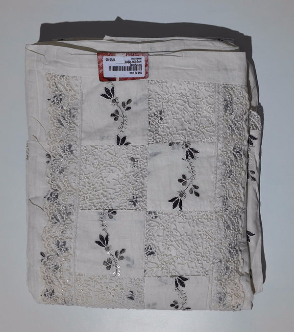 Timeless Handcrafted Unstitched Suit with Intricate Embroidery",