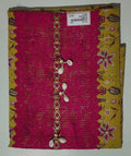 Vibrant Fuchsia and Sunshine Unstitched Suit with Exquisite Embroidery