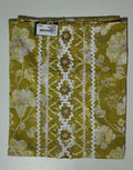 Zestful Bloom: Unstitched Mustard Floral Ensemble