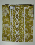 Zestful Bloom: Unstitched Mustard Floral Ensemble
