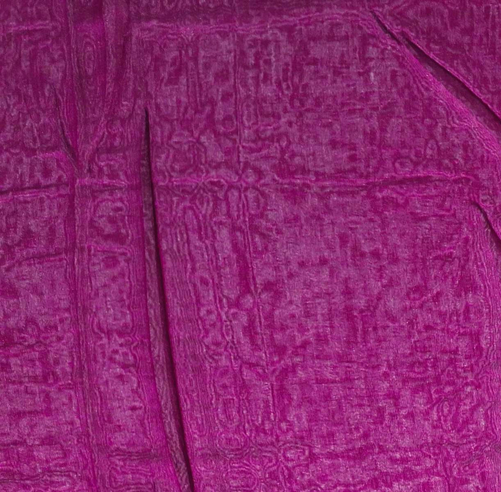 Regal Maroon Saree with Ornate Embroidered Border",