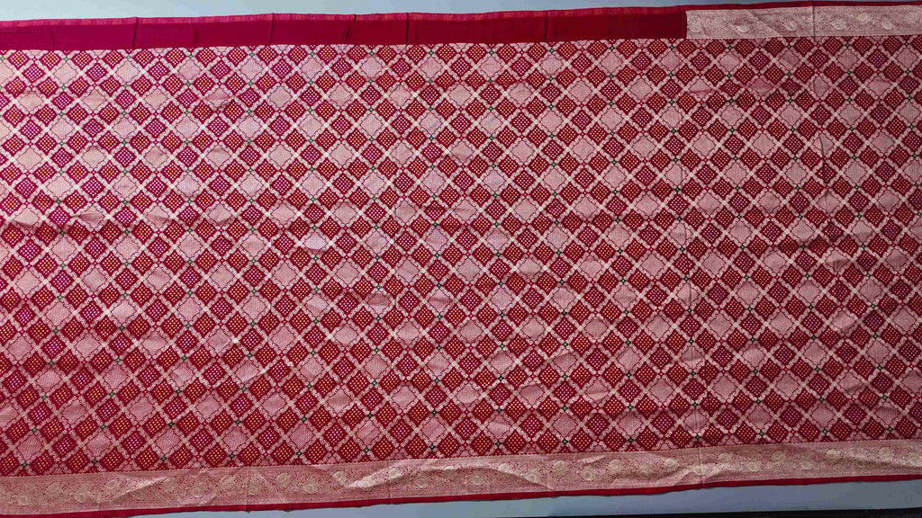 Regal Radiance: Unstitched Royal Red Suit for Festive Celebrations",