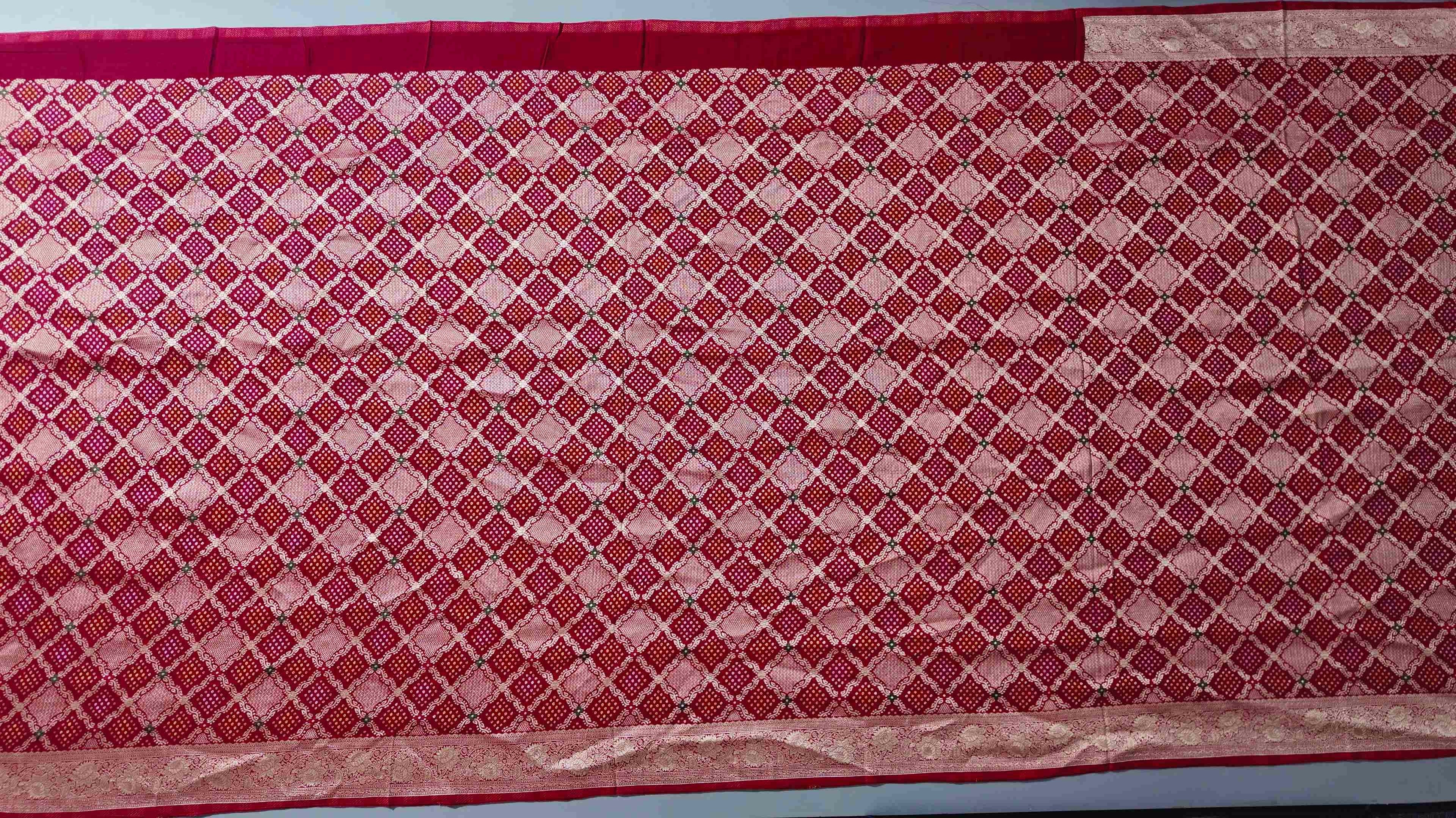 Regal Radiance: Unstitched Royal Red Suit for Festive Celebrations",