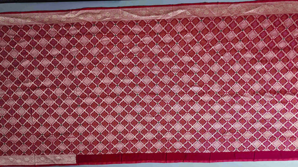 Regal Radiance: Unstitched Royal Red Suit for Festive Celebrations",