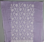 Lavender Blossom Unstitched Suit with Intricate Embroidery