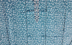 Aqua Blossoms: Unstitched Suit with Floral Embroidered Charm