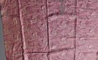 Blossom Allure: Pink Paisley Unstitched Suit
