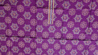 Regal Canvas: Artistry in Purple Unstitched Fabric
