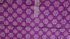 Vibrant Mandala Mauve Unstitched Suit Set