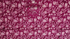 Rich Maroon Flora Tapestry Unstitched Suit Set