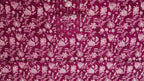 Majestic Magenta Unstitched Suit: Timeless Floral Glamour