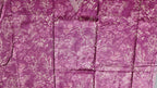 Floral Fuchsia Fantasy: Unstitched Suit Canvas