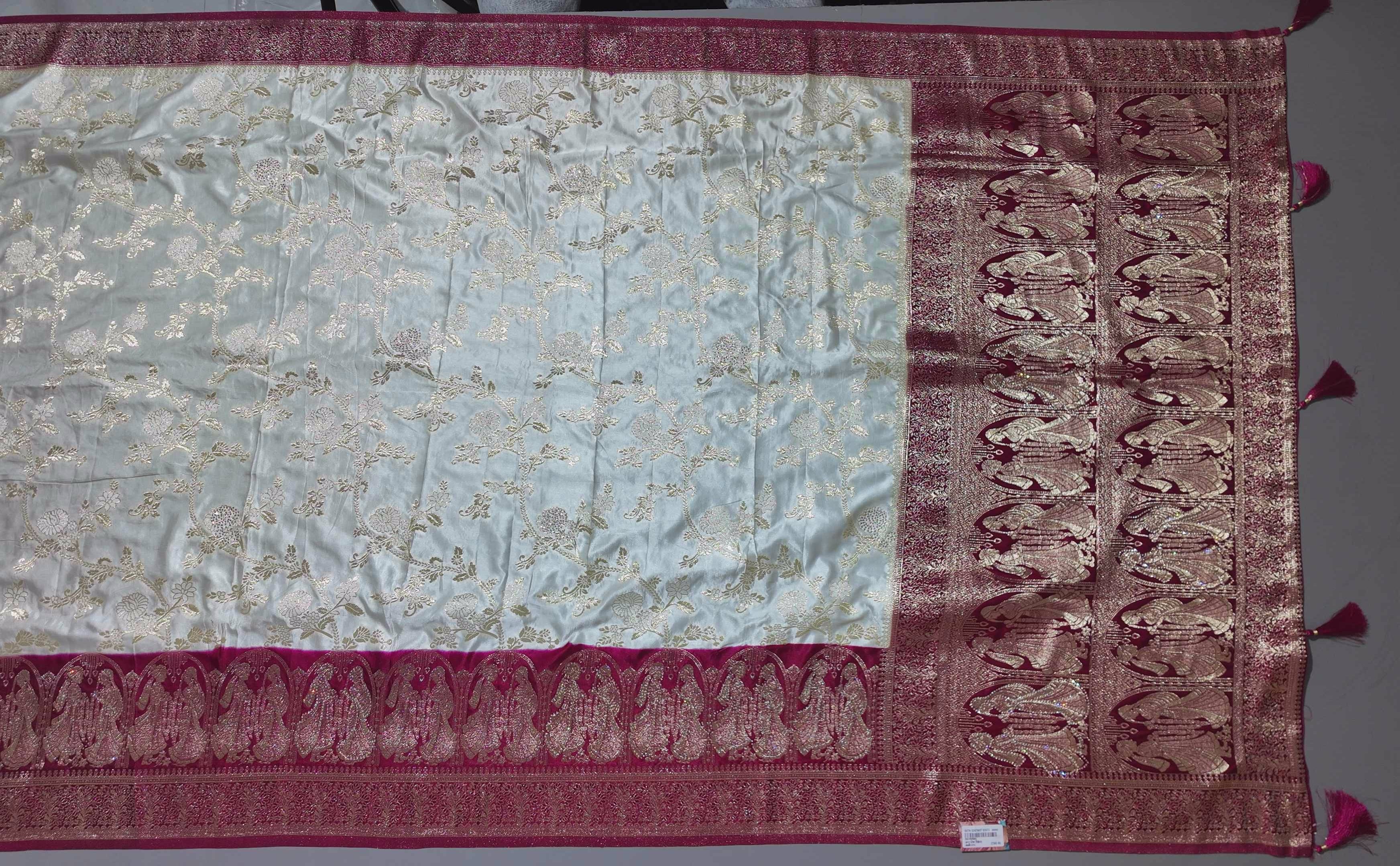 Regal Maroon and Gold Unstitched Suit for Festive Glamour",