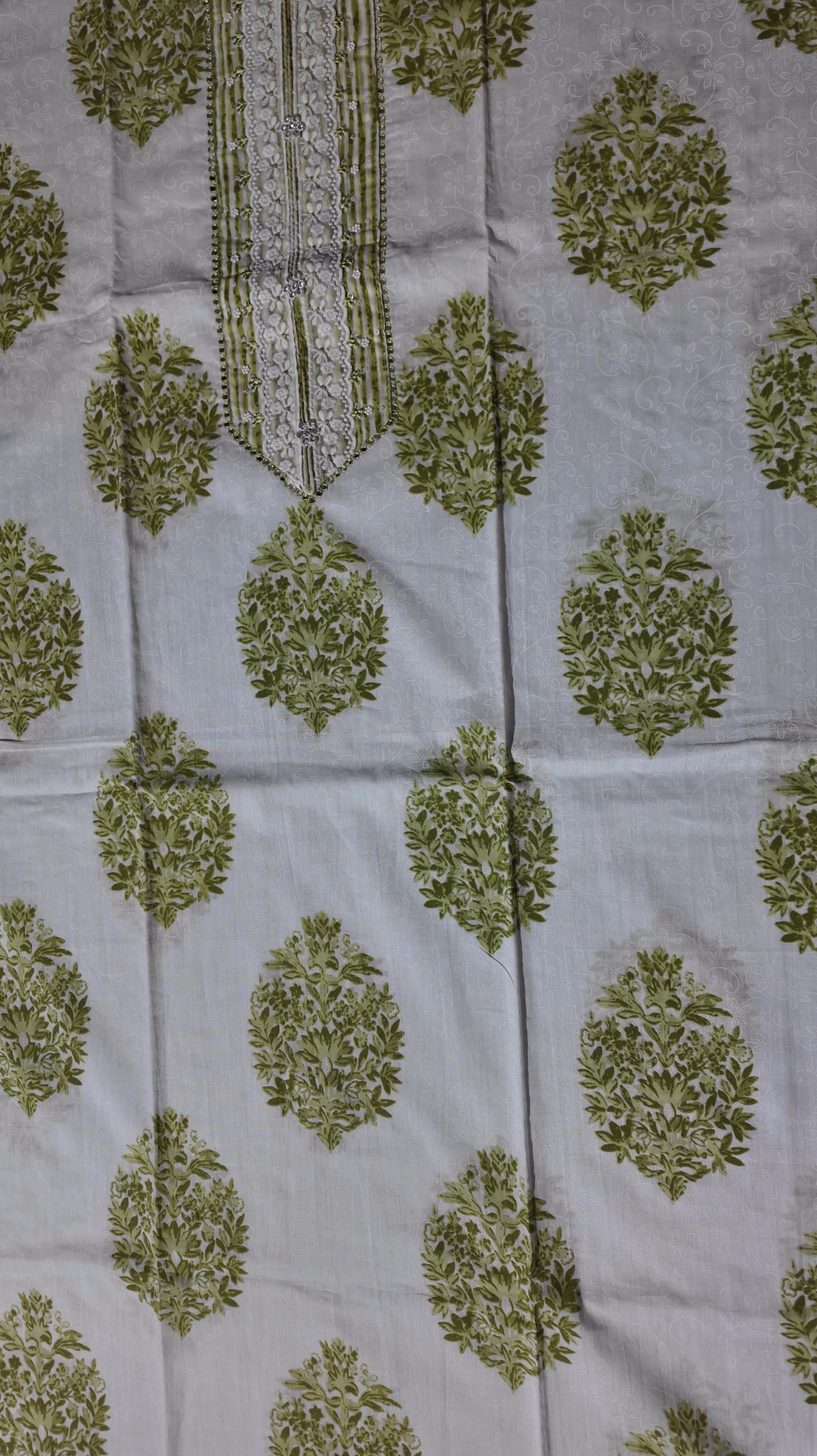Garden Fresh Unstitched Suit: Comfort and Style Combined!