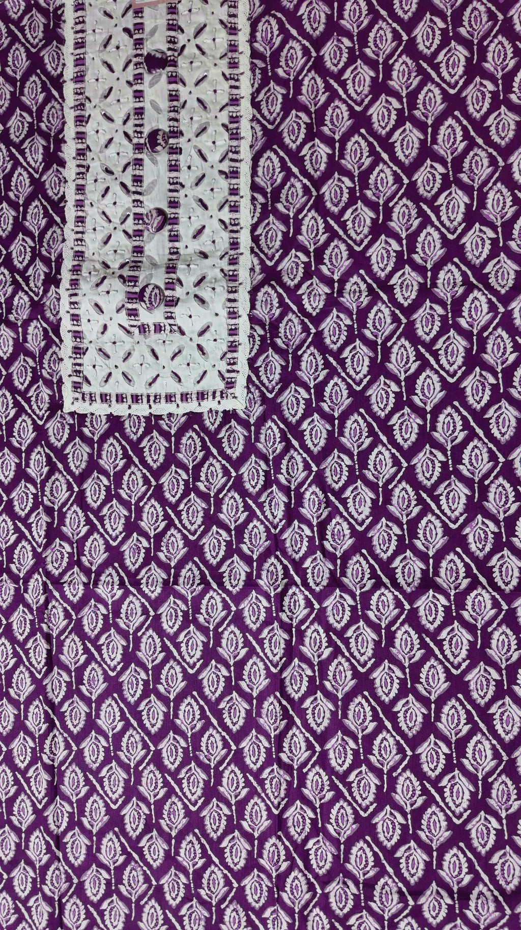 Purple Passion: Handcrafted Unstitched Suit Perfection