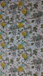 Botanical Bliss: Unstitched Suit for Chic Comfort