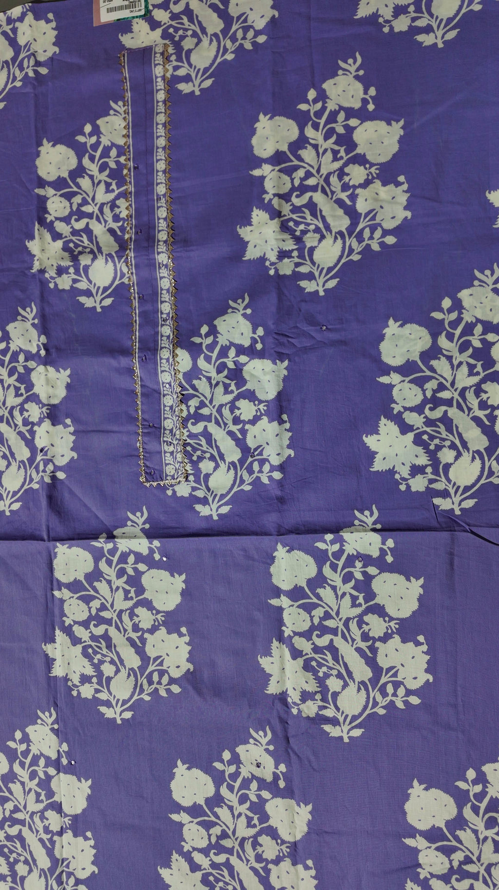 Lilac Blooms Unstitched Suit: Effortless Charm