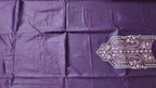 Regal Vine: Purple Embroidered Unstitched Suit